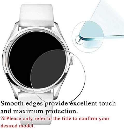 Synvy [3 Pack] מגן מסך זכוכית מחוסמת, התואם לצבא שוויצרי ויקטורינוקס 241733/241734 9h סרט מגני שעון חכם Smartwatch Smart Smart